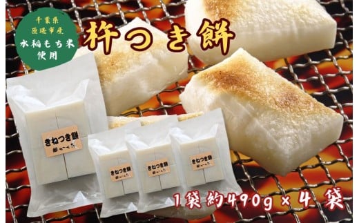 匝瑳市産水稲もち米使用　杵つき餅　約1.9kg ／ 杵つき餅 餅 切り餅 産地直送 送料無料 匝瑳市 千葉