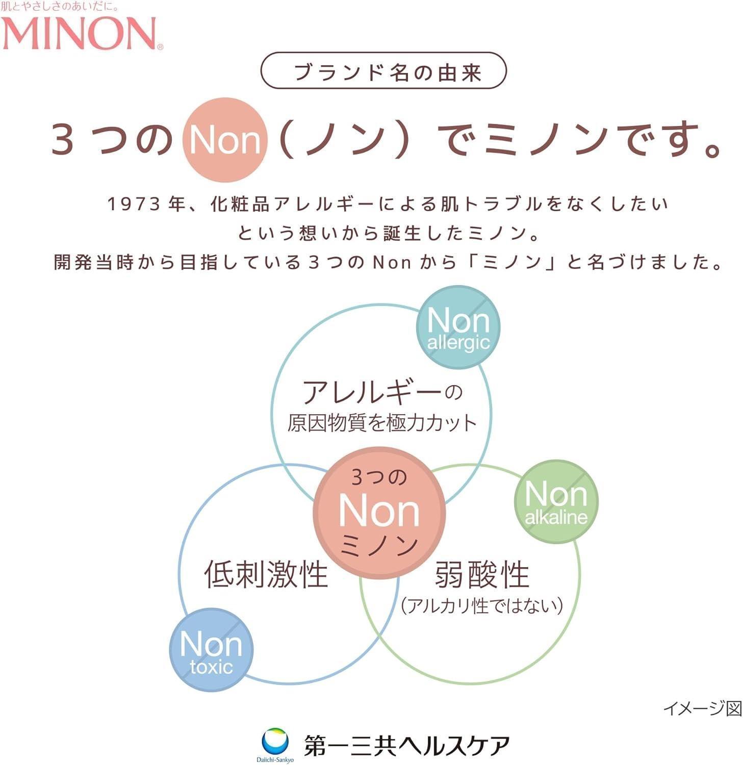ミノン全身シャンプーしっとりタイプ　詰替用（380ml）2個 / 敏感肌 乾燥肌 全身シャンプー ボディシャンプー ボディソープ 液体石鹸 石鹸 せっけん ボディケア スキンケア 日用品 ミノン 第一三共ヘルスケア 千葉県 匝瑳市 送料無料