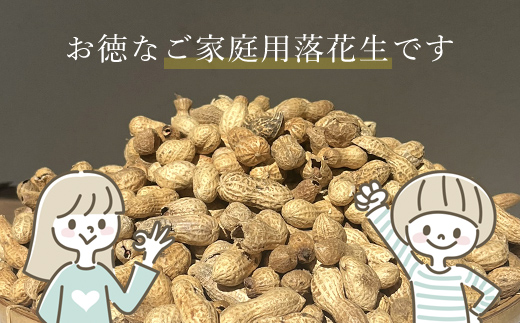 【令和7年産】訳あり はねだし落花生 約1.2kg SME006