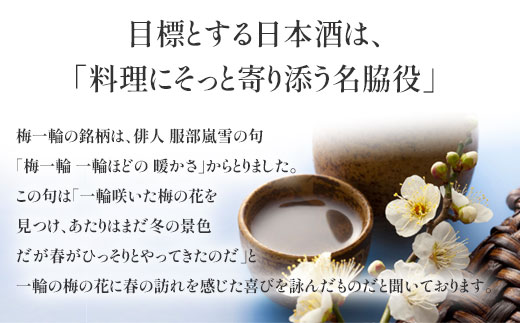 梅一輪 大吟醸酒 特別詰め合わせ SMC002
