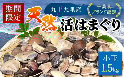 ＜先行受付/2026年5月より配送＞【千葉県ブランド認定】天然活はまぐり（小玉）《1.5kg》／ふるさと納税 はまぐり ハマグリ 蛤 貝類 魚介 海鮮 お吸い物 パスタ パエリア お歳暮 贈答 お祝い 千葉県 山武市 SMBO001