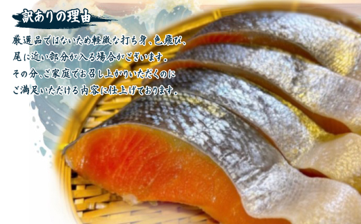 厚切り塩銀鮭切身　約1.5kg【配送不可地域：離島】【1389627】
