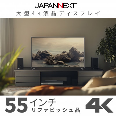 大型4K液晶モニター  55インチ　4K(3840×2160)リファビッシュ品【1570155】