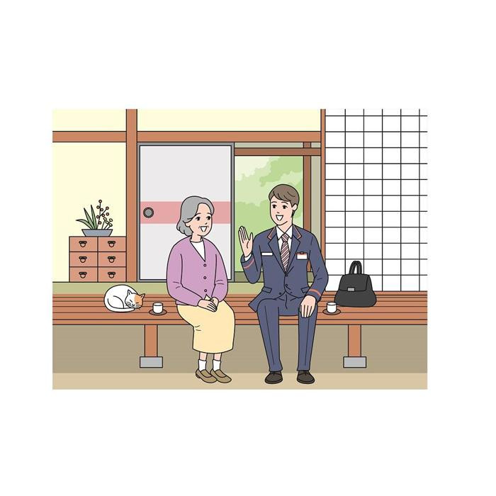 郵便局のみまもり訪問サービス(3か月コース)[004-a001]【千葉県神崎町ふるさと納税】