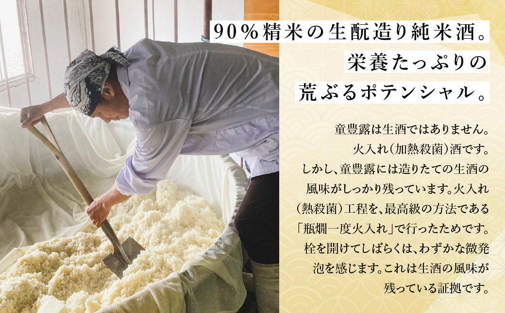 生酛純米にごり　鮭　童豊露（どぶろ）2本 TAKAA004