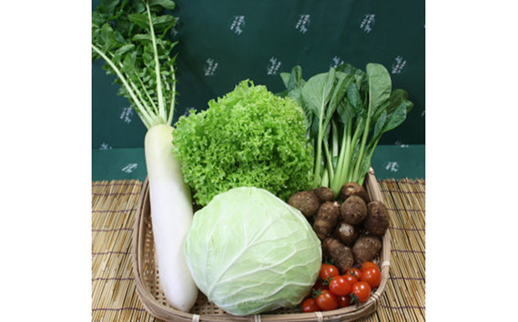 No.068 野菜セット（5〜6種）+米2kg