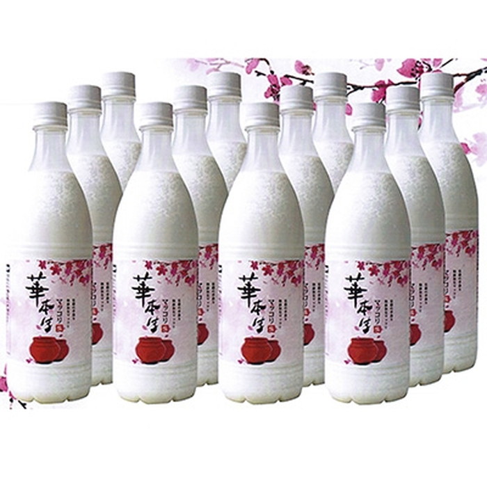 No.055 千葉県山武郡芝山町産　華本生マッコリ750ml　12本セット