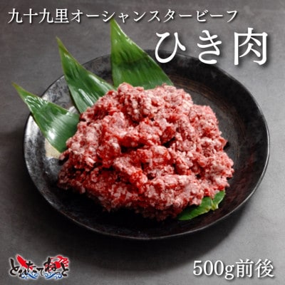 九十九里オーシャンスタービーフ赤身の牛挽肉500g×2パック【配送不可地域：離島】【1529267】