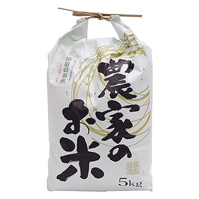 [千葉県横芝光町産こしひかり]　深田のお米　白米5キロ【1013127】