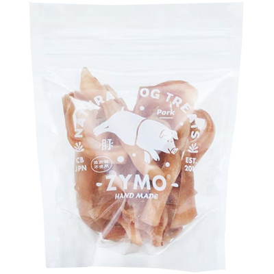 ZYMO豚耳ジャーキーセット 総計200g【ペットフード】千葉県産豚耳　無添加・無着色　犬のおやつ【1265170】