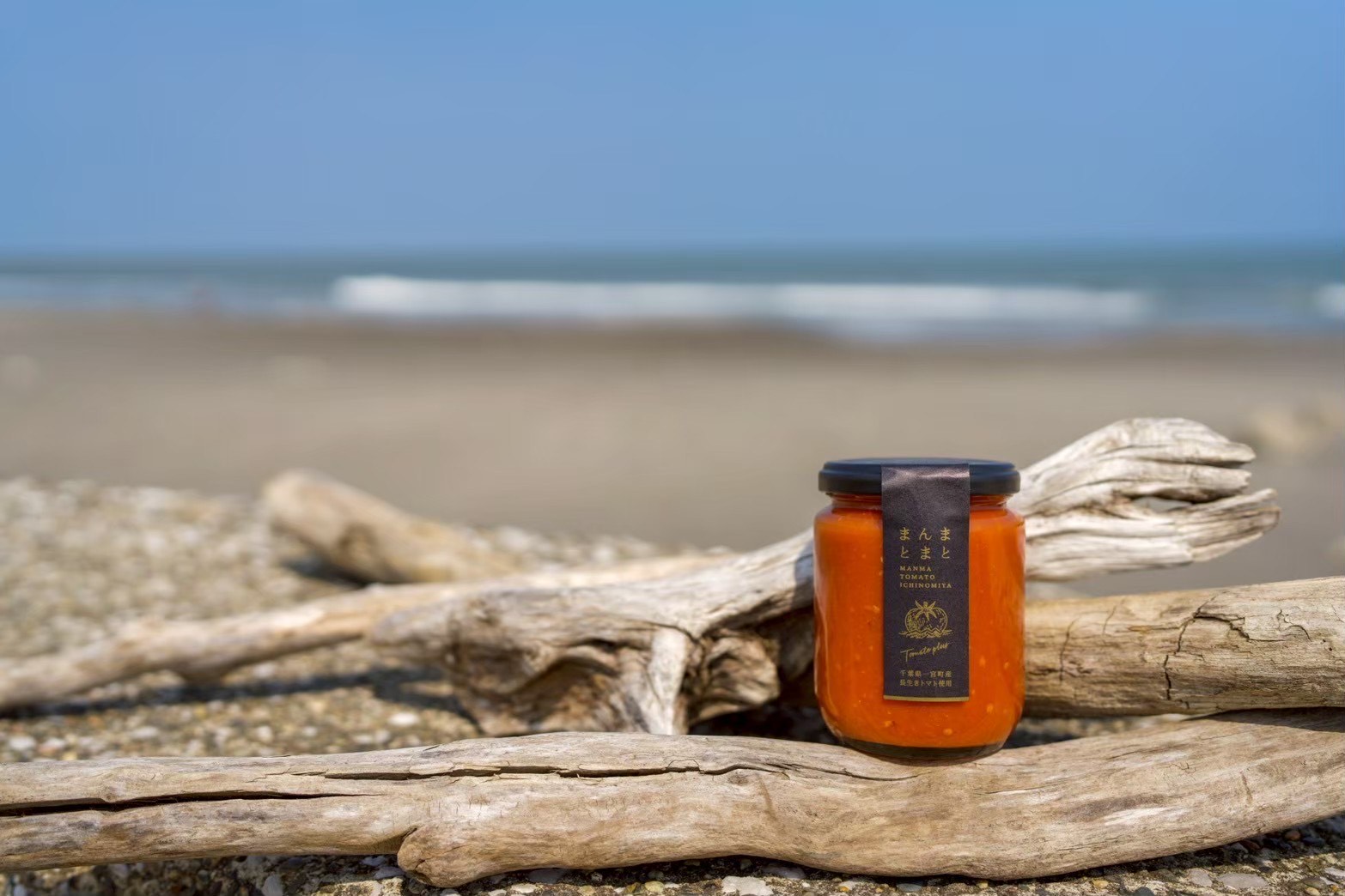 【食品添加物不使用／国産材料】【規格外トマト活用】千葉県一宮町産 濃厚トマトソース「まんまとまと」かけるだけでごちそう 250g×2本