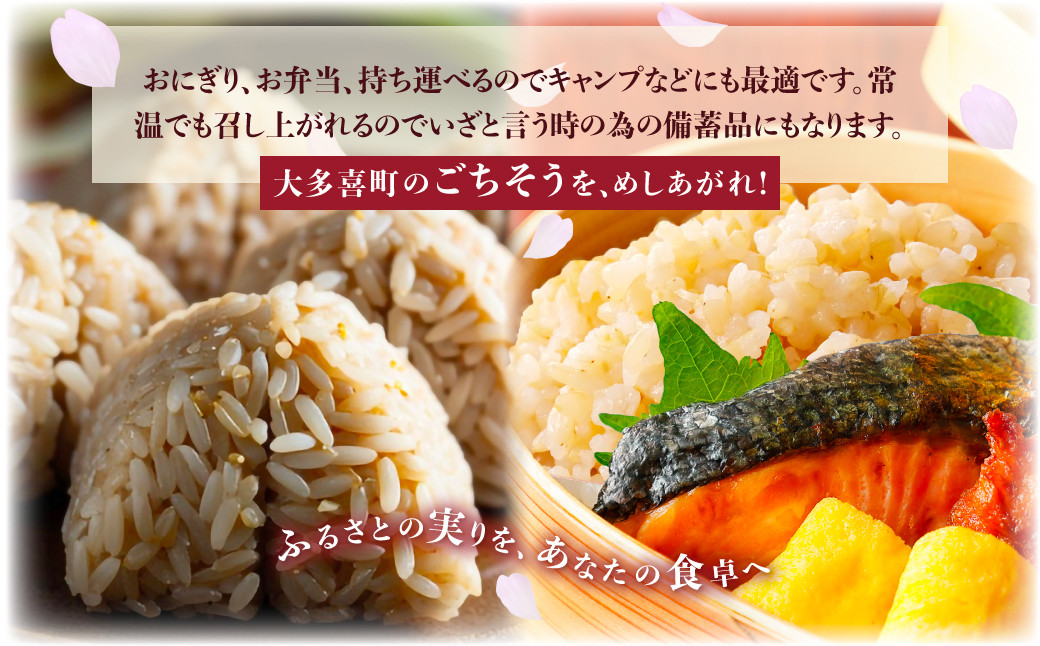 【KP06001】玄米ごはん２００g×３０　ふるさと納税 米 こめ コメ ごはん ご飯 コシヒカリ 玄米 200g 6パック セット 5箱 計30個 長期保存 常温 無添加 お弁当 キャンプ 備蓄 非常食 千葉県 大多喜町
