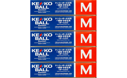 【N20501】（公財）全日本軟式野球連盟公認球　ケンコーボールＭ号（10ダース）