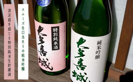 【TY01019】城まつり（純米吟醸720㎖×1本、特別純米720㎖×1本）