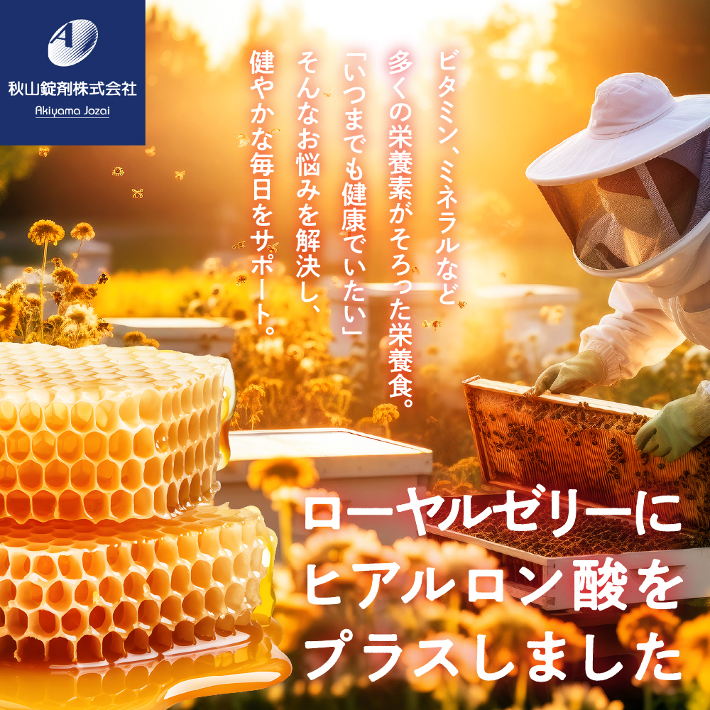 健康食品 ローヤルゼリープラスヒアルロン酸(1粒500mg×100粒)