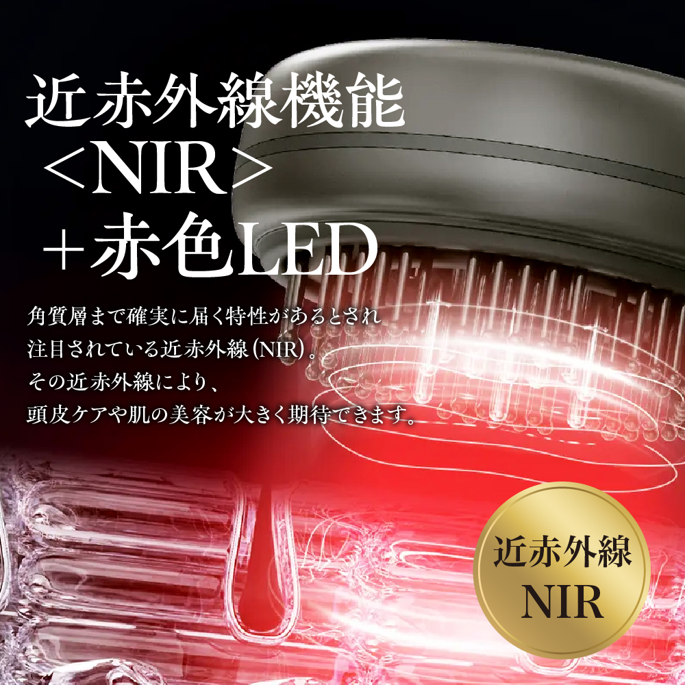 ＜cattre カトレ＞　レスカ 　クアトロ　スカルプブラシ