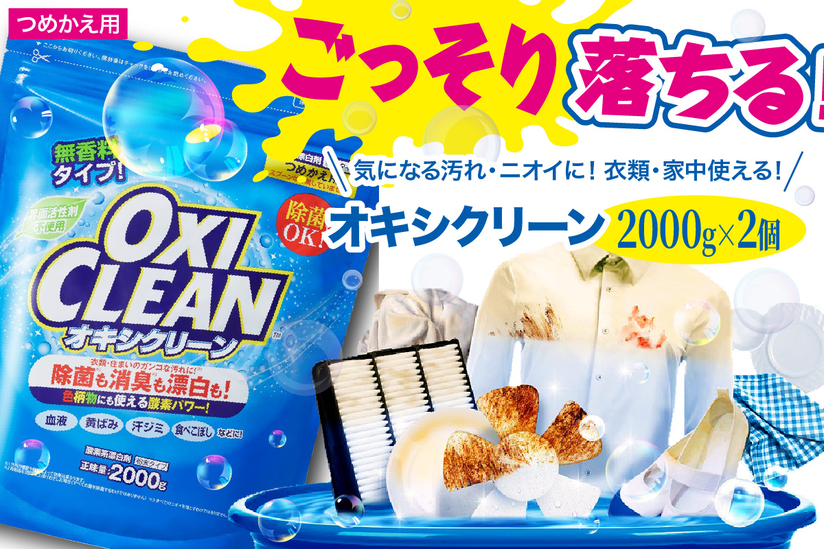 繧ェ繧ュ繧キ繧ッ繝ェ繝シ繝ウ 縺、繧√°縺育畑 2,000gテ2蛟