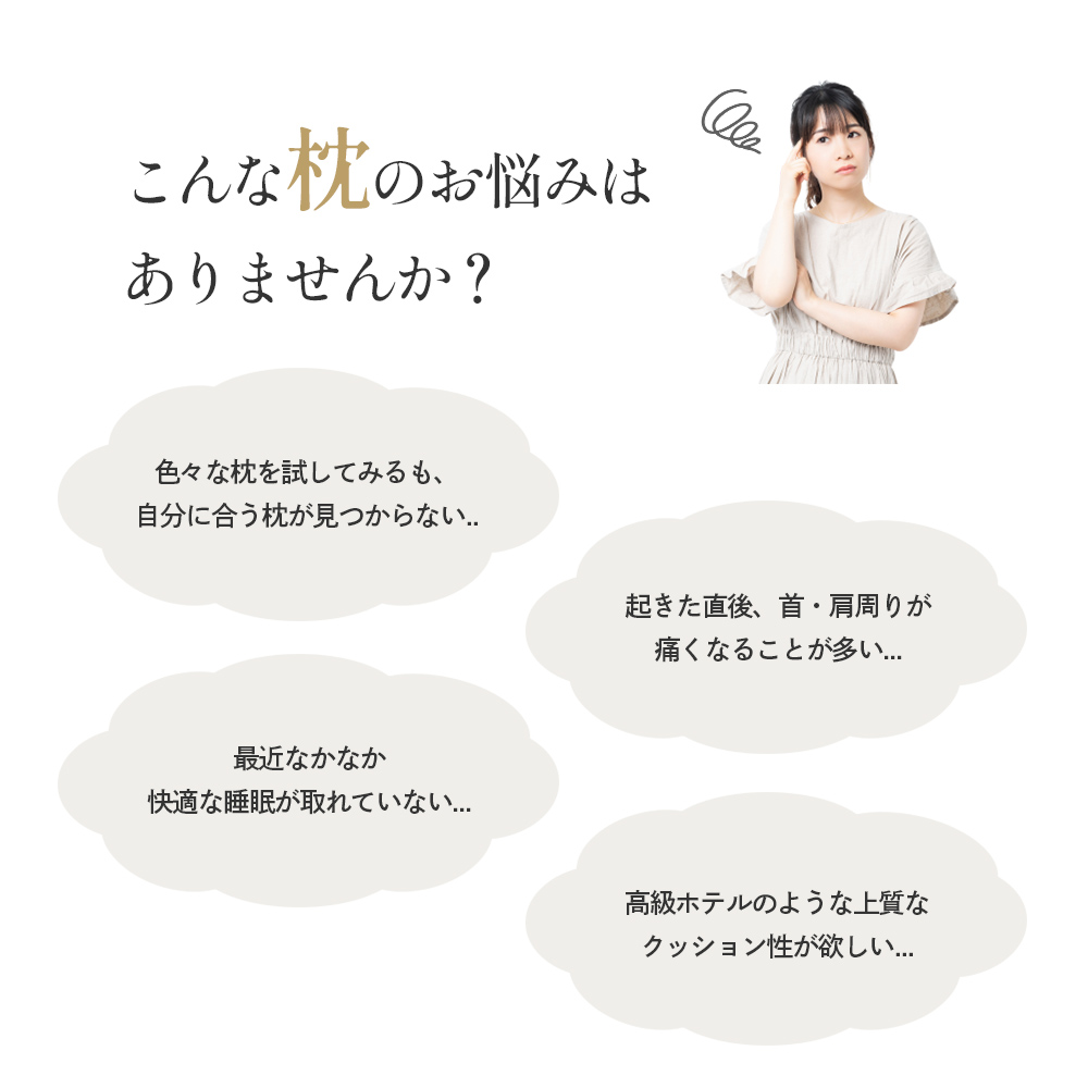 MyComfort 枕 1個 最高級ホテル仕様