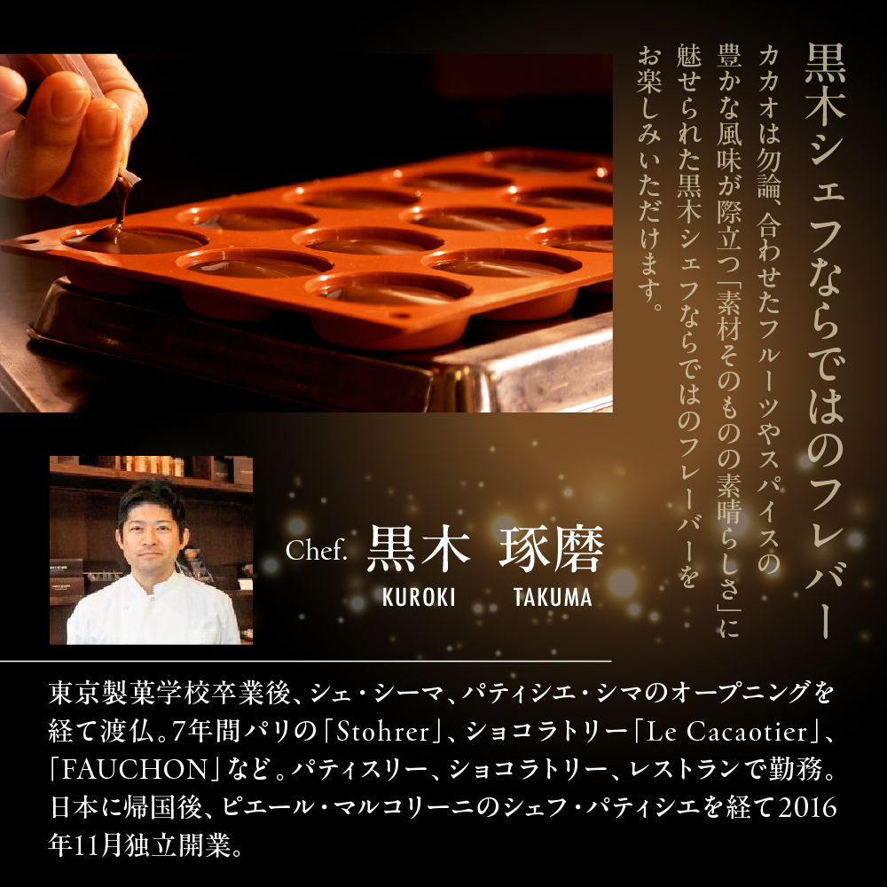 LES CACAOS　レ・カカオ　チョコレート詰め合わせ