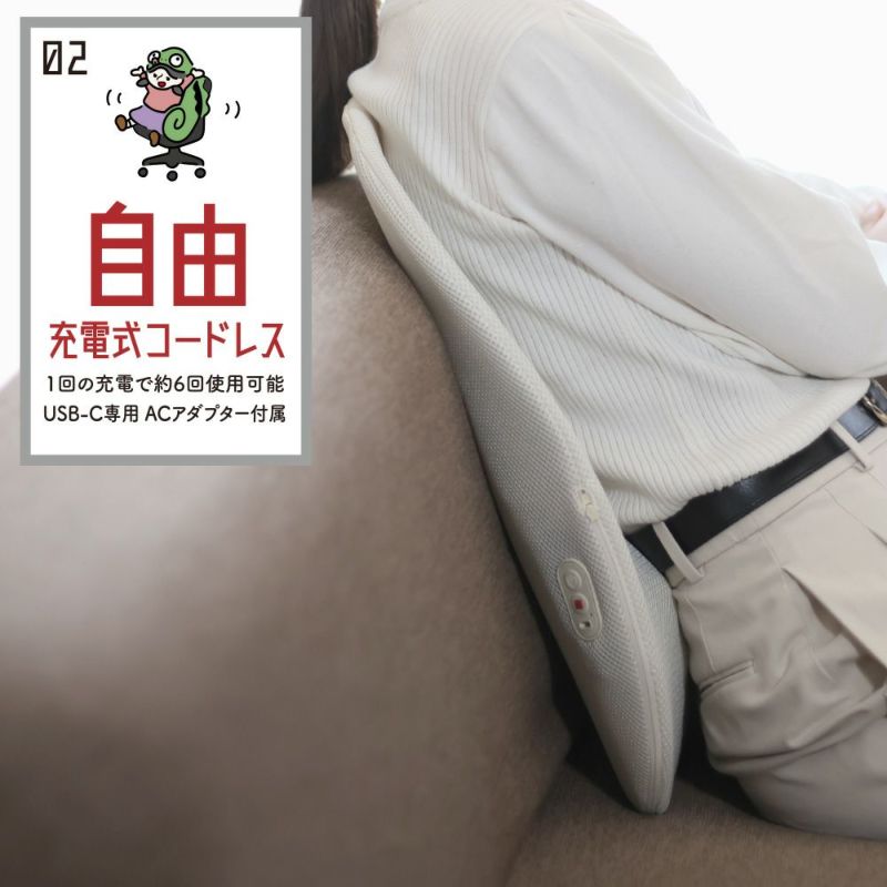 実はこっそりマッサージしてるんです　グレー