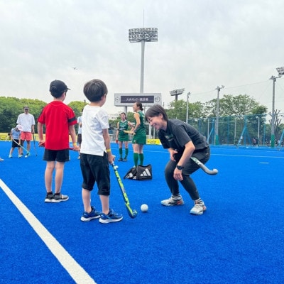 東京ヴェルディ女子ホッケー選手によるホッケー体験(1名様分)+練習用ユニフォーム付【1579352】