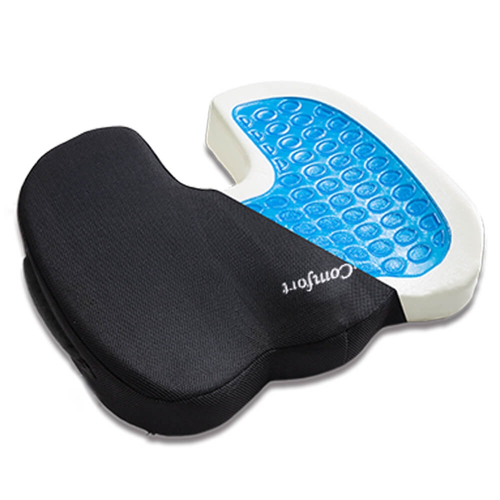 MyComfort 低反発ジェルクッション1個 ブラック