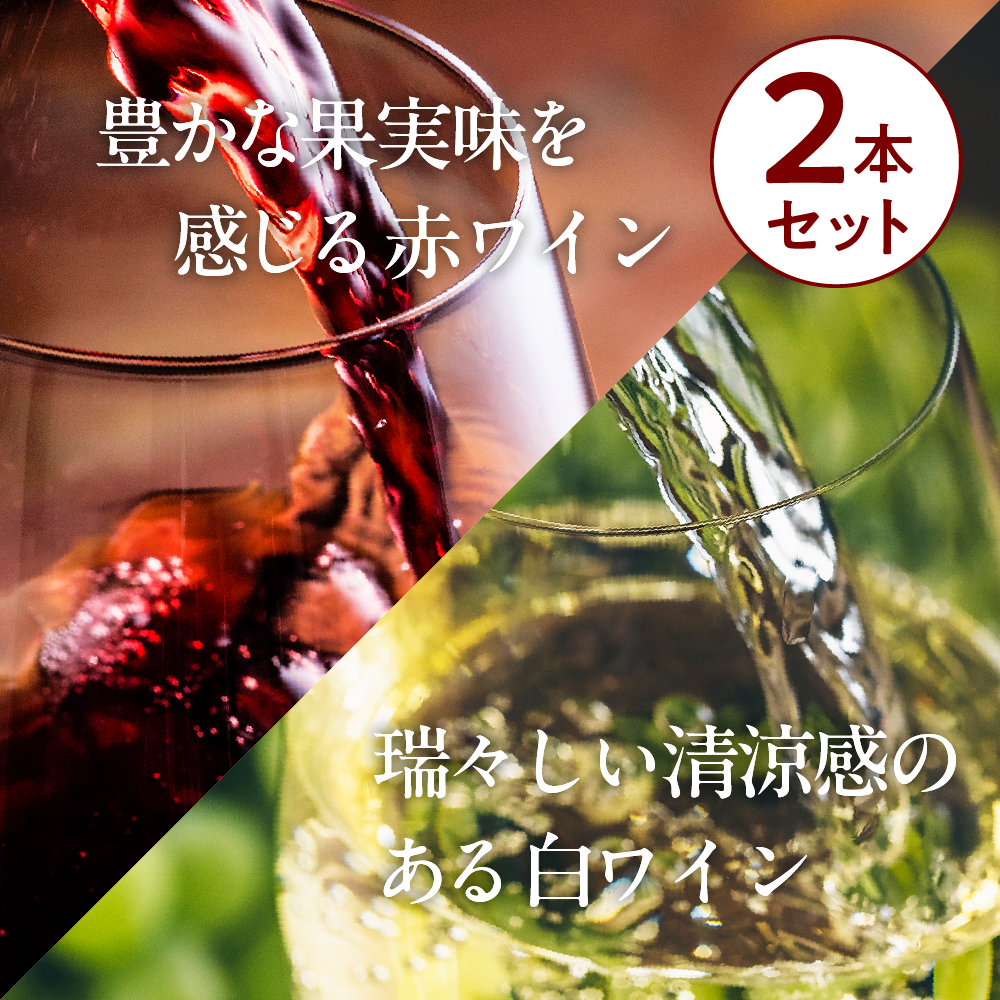 Tokyo HATAGO Winery 赤ワイン 『天空』 （テンクウ）& 白ワイン　『渓泉』 （ケイセン）２本セット 各750ml