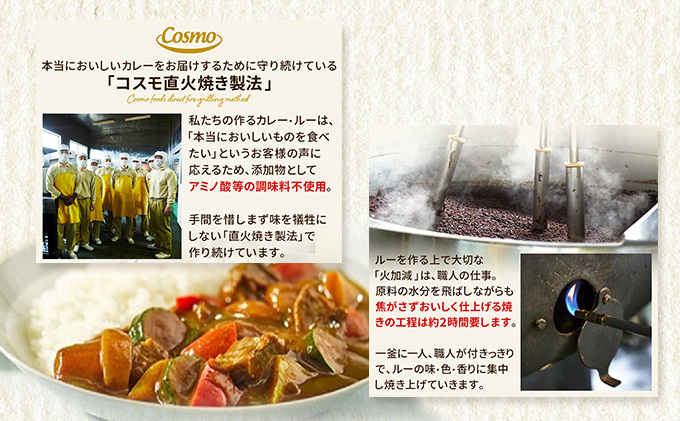 コスモ直火焼　カレールー辛口(10袋セット)　コスモ食品 カレー カレールー カレールウ カレーライス 常温保存 家庭用 セット 詰合せ 大田区 東京