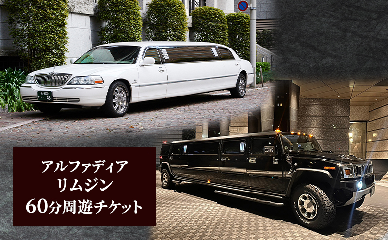 アルファディアリムジン60分周遊チケット リムジン周遊体験チケット プロポーズ 誕生日 記念日 お祝い 接待 サプライズ 結婚式 観光 周遊 体験 チケット ホスピタリティ 特別な日 高級感 満喫 思い出