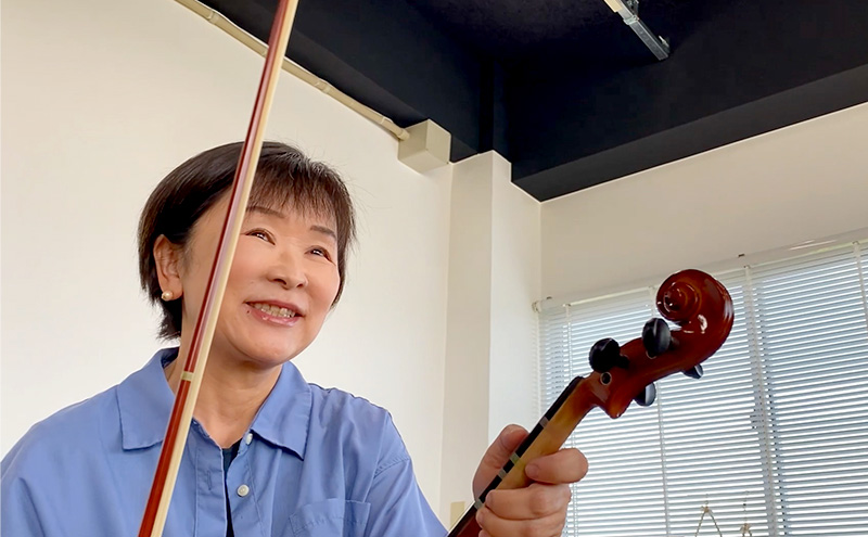弦楽器体験1名（動画&写真撮影付き） ヴァイオリン バイオリン チェロ 弦楽器 体験 初心者 レッスン