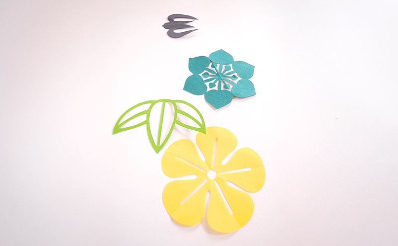 いろはにもんきりあそび 切り抜き 書籍 紙切り 贈り物 東京都 大田区