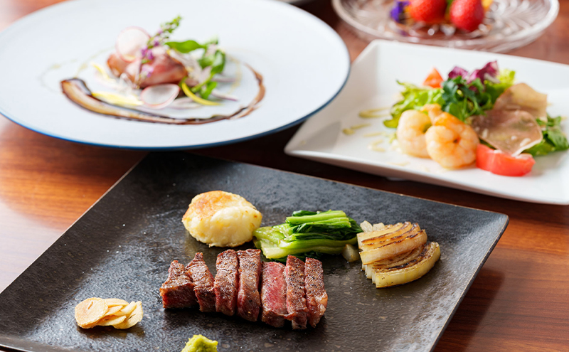 鉄板焼き 「知喜多」 スペシャルランチコース 2名様 お食事チケット 【有効期間 6カ月】 ペア お食事 食事券 チケット スペシャル ランチ 鉄板焼き 知喜多 東京都 大田区