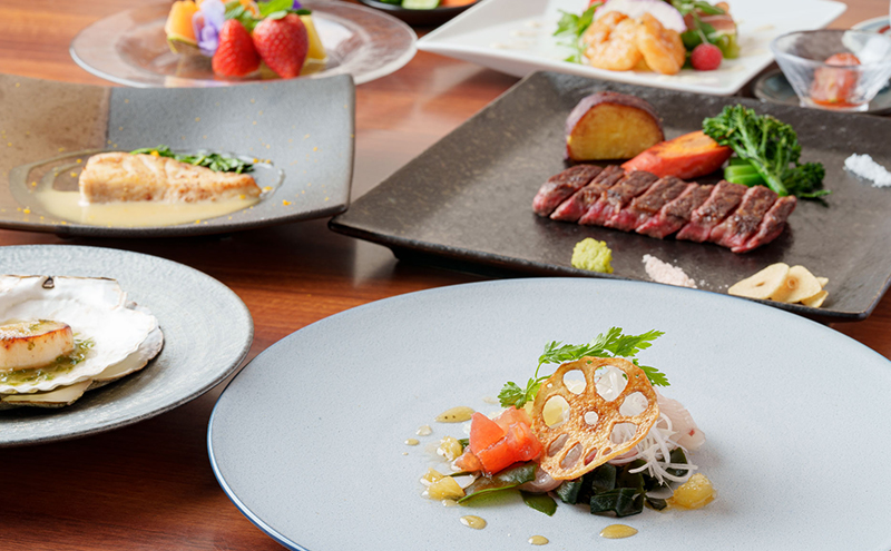 鉄板焼き 「知喜多」 知喜多コース 2名様 お食事チケット 【有効期間 6カ月】 ペア お食事 食事券 チケット 鉄板焼き 知喜多 東京都 大田区