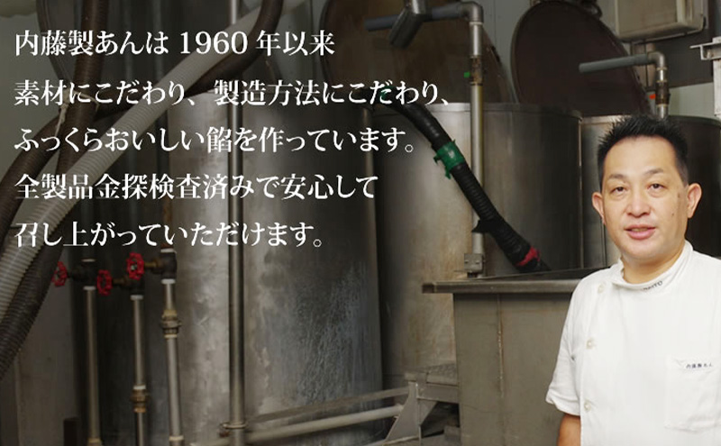 あんこ 2個セット (焼き栗餡・焼き栗餡)  各500g 計1kg 内藤製餡 内藤のあんこ 美味しい 練りあん 焼き栗餡 大田区お土産百選 おはぎ お汁粉 あんみつ 羊羹 大福 和菓子 東京都 大田区