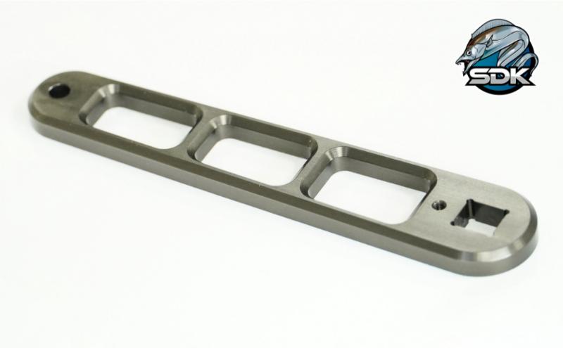 アルミの総切削釣具『SDK BNR110　マーフィックス用ハンドルアーム』　釣り 釣り具 ハンドルアーム アルミニウム カスタム カスタムパーツ 日本製 セキダイ工業 東京 大田区