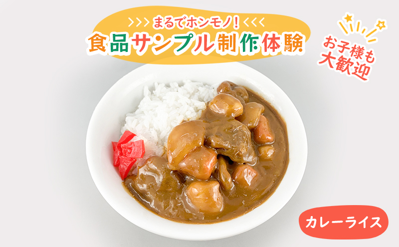 食品サンプル 制作 体験 カレーライス