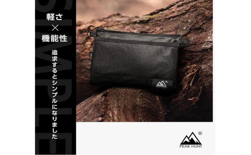 PEAKHUNT【改訂版】サコッシュ 小さめ 撥水 防水 超軽量 メンズ レディース 登山 トラベル ハイキング 旅行 ピークハント