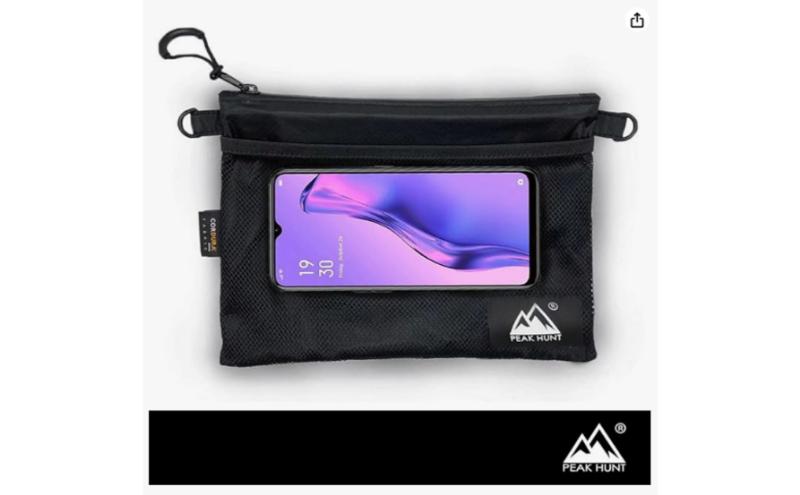 PEAKHUNT【改訂版】サコッシュ 小さめ 撥水 防水 超軽量 メンズ レディース 登山 トラベル ハイキング 旅行 ピークハント
