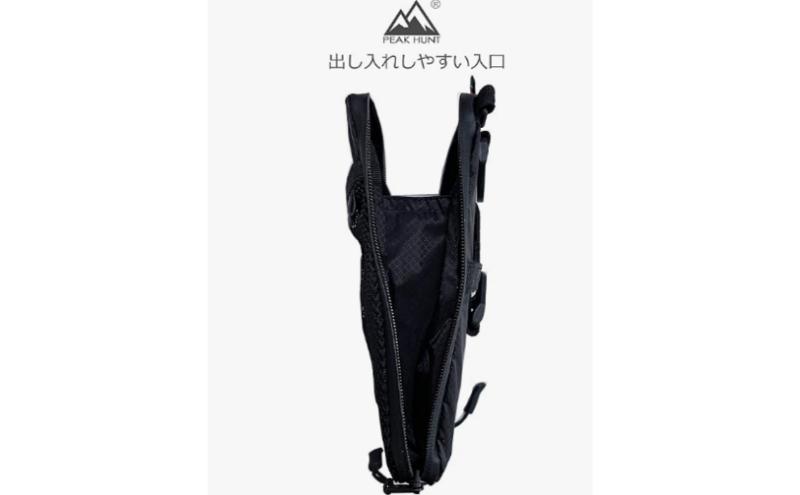 PEAKHUNT スマホショルダー ペットボトル収納 2WAY サコッシュ 撥水 防水 超軽量 登山 トラベル ハイキング 旅行 ピークハント