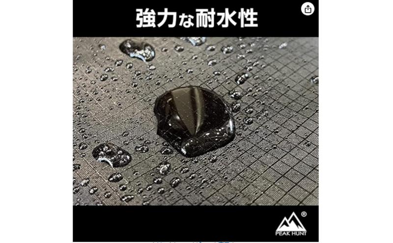 PEAKHUNT サコッシュ（マチ付） 撥水 防水 超軽量 メンズ レディース 登山 トラベル ハイキング 旅行 黒 ピークハント
