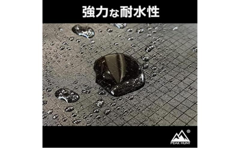 PEAKHUNT ショルダーバッグ 撥水 防水 超軽量 メンズ 斜めがけ トラベル ハイキング 旅行 黒 ピークハント