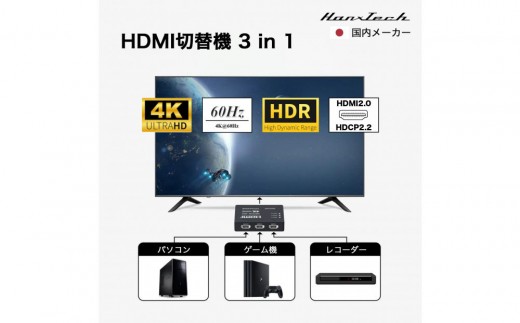 Hanx-Tech HDMI蛻譖ソ讖 3in1縲植OP0021縲