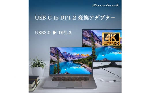 Hanx-Tech USBC DP1.2 螟画鋤繧「繝繝励ち縲植OP0025縲