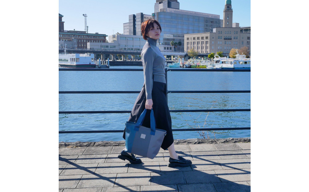 TENT BAG RYAN.05　防水トートバッグ【ネイビー】