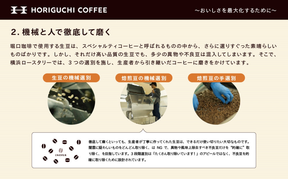 ＜スペシャルティコーヒー＞旬のおすすめシングルオリジン3種セット（100g×3種：粉に挽く）