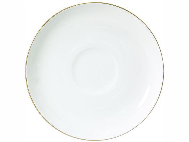モーニング碗皿ペアセット（ゴールドライン）〈大倉陶園〉