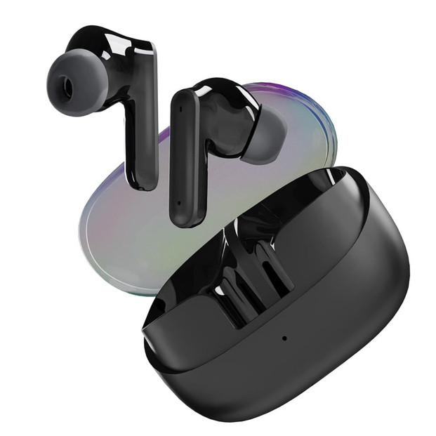 【ブラック】アクティブノイズキャンセリング搭載 完全ワイヤレスイヤホン Bluetooth 5.3 ANC 搭載 PG-BTE19TW