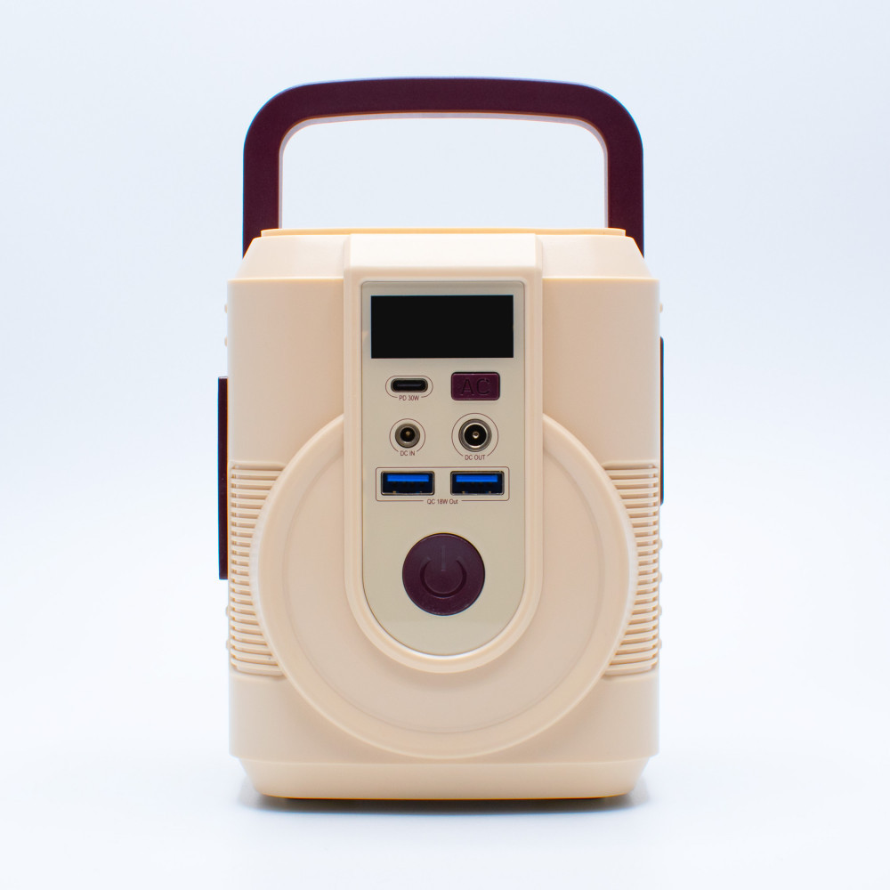 〈Solpa〉 ポータブル電源・ソーラーパネルセット（ベージュ）