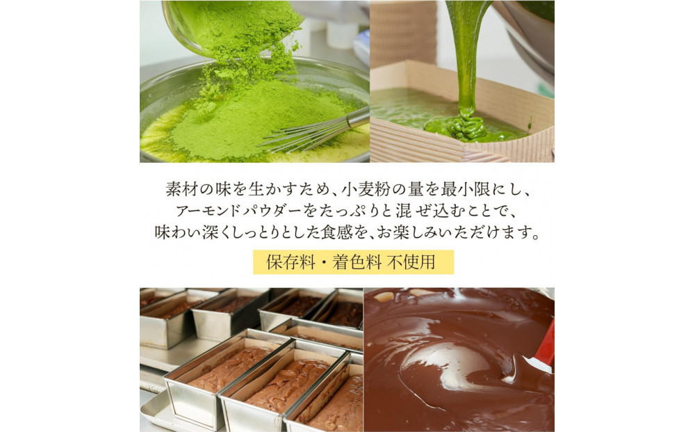 川本屋茶舗 CHAGASHIショコラ お茶屋が作った濃厚ガトーショコラ 16個入り(抹茶・チョコ)