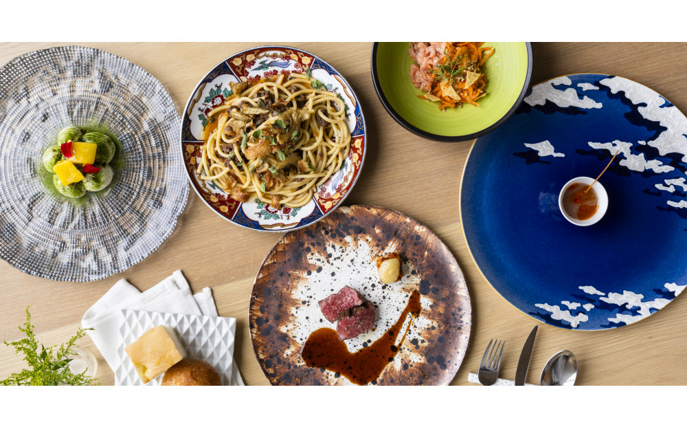 【Unico Polo Lunch】選べるメインなど 全6品EVOLTAランチコース＋乾杯スパークリング　ペアチケット【三井ガーデンホテル横浜みなとみらいプレミア　20階】